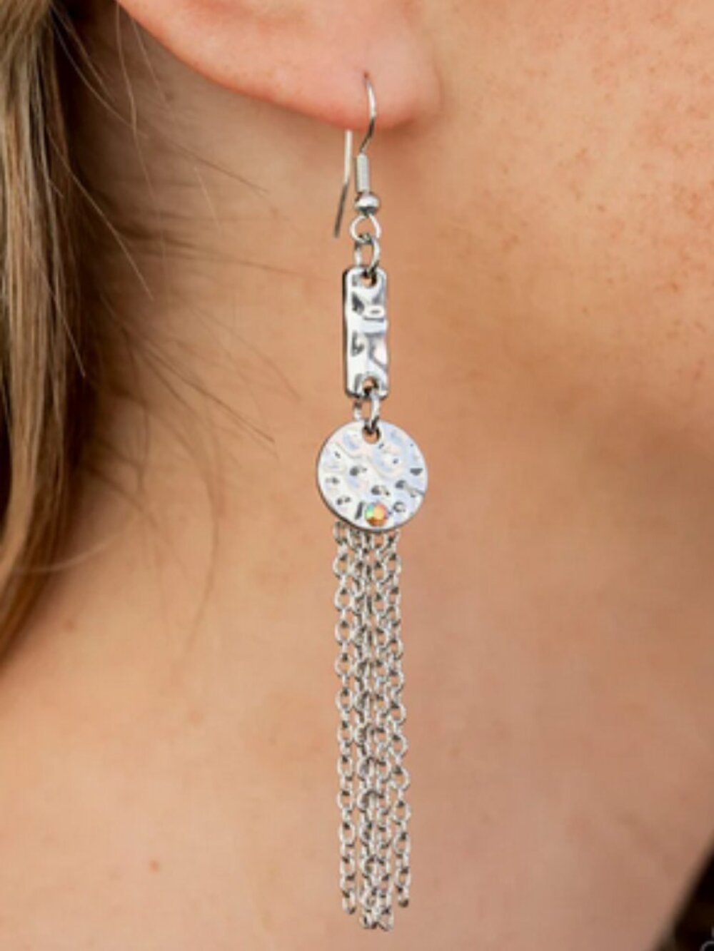 Twinkle Twinkle Little Trinket Paparazzi Silver Earrings